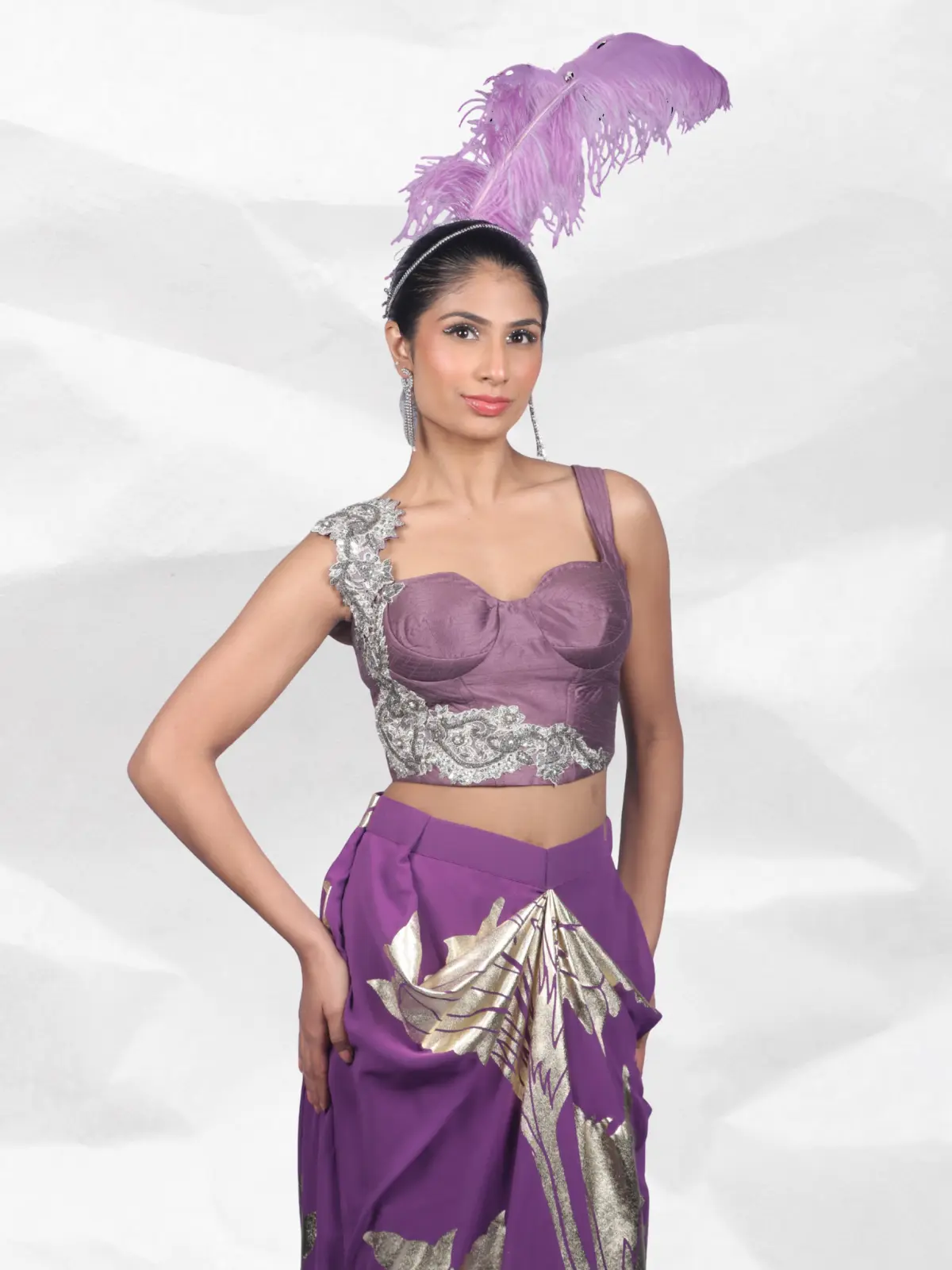 Corsette Top with Serong Skirt Close