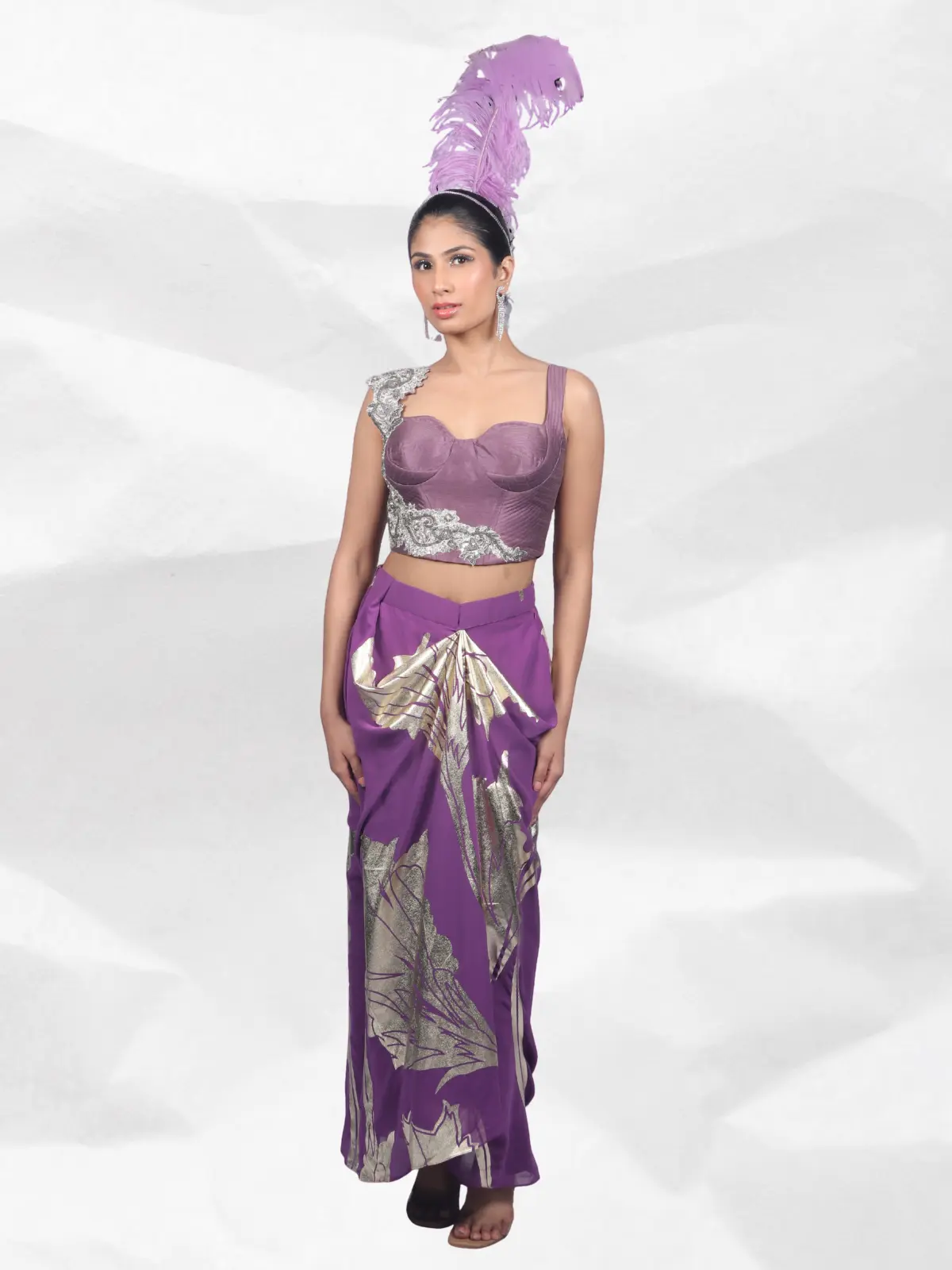 Corsette Top with Serong Skirt Front