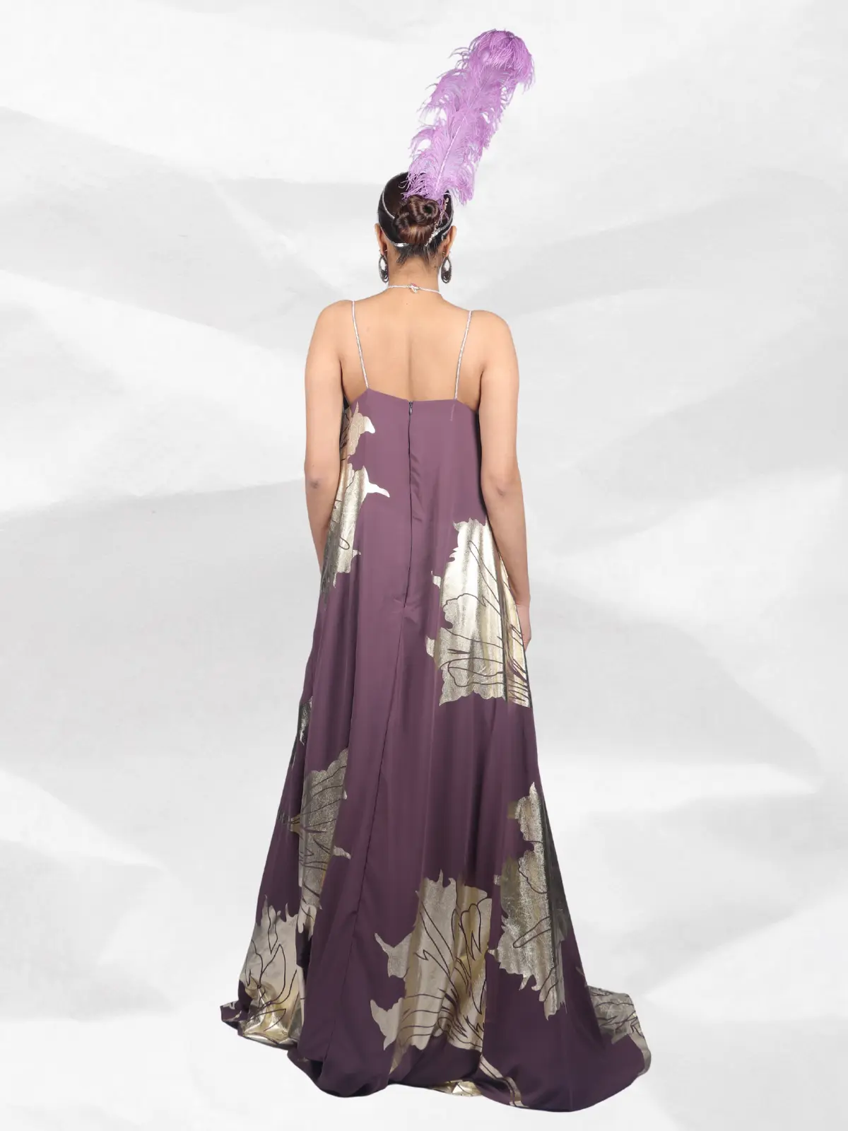 Long Flowing Gown Back