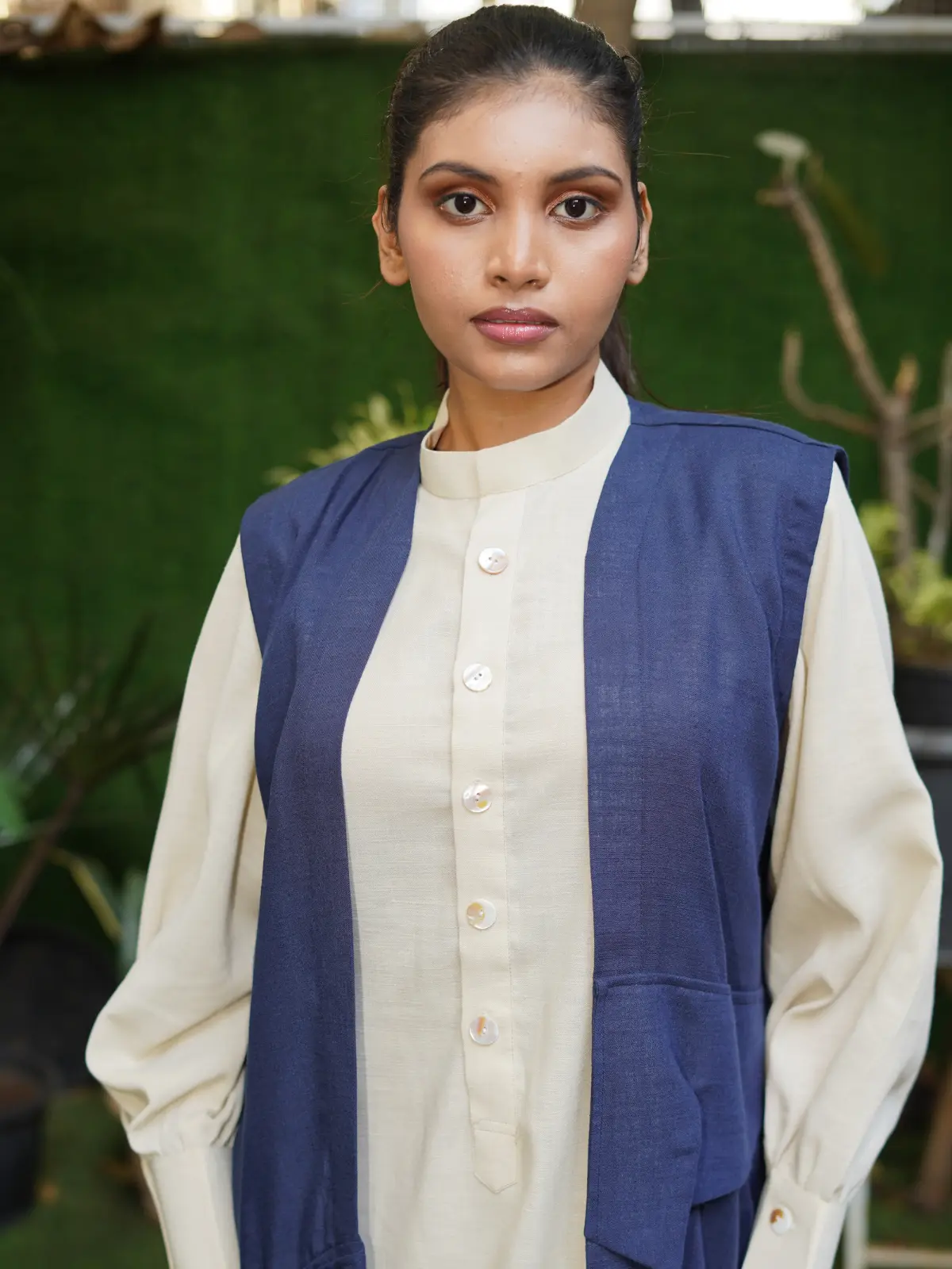 Ivory Indigo Layered Set - Image 5