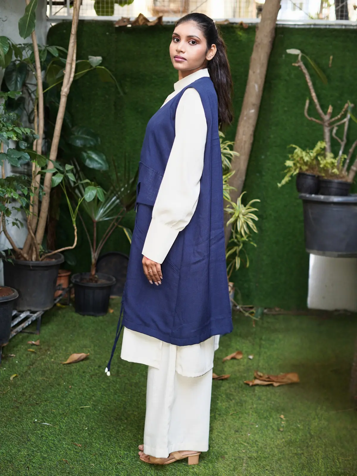 Ivory Indigo Layered Set - Image 3