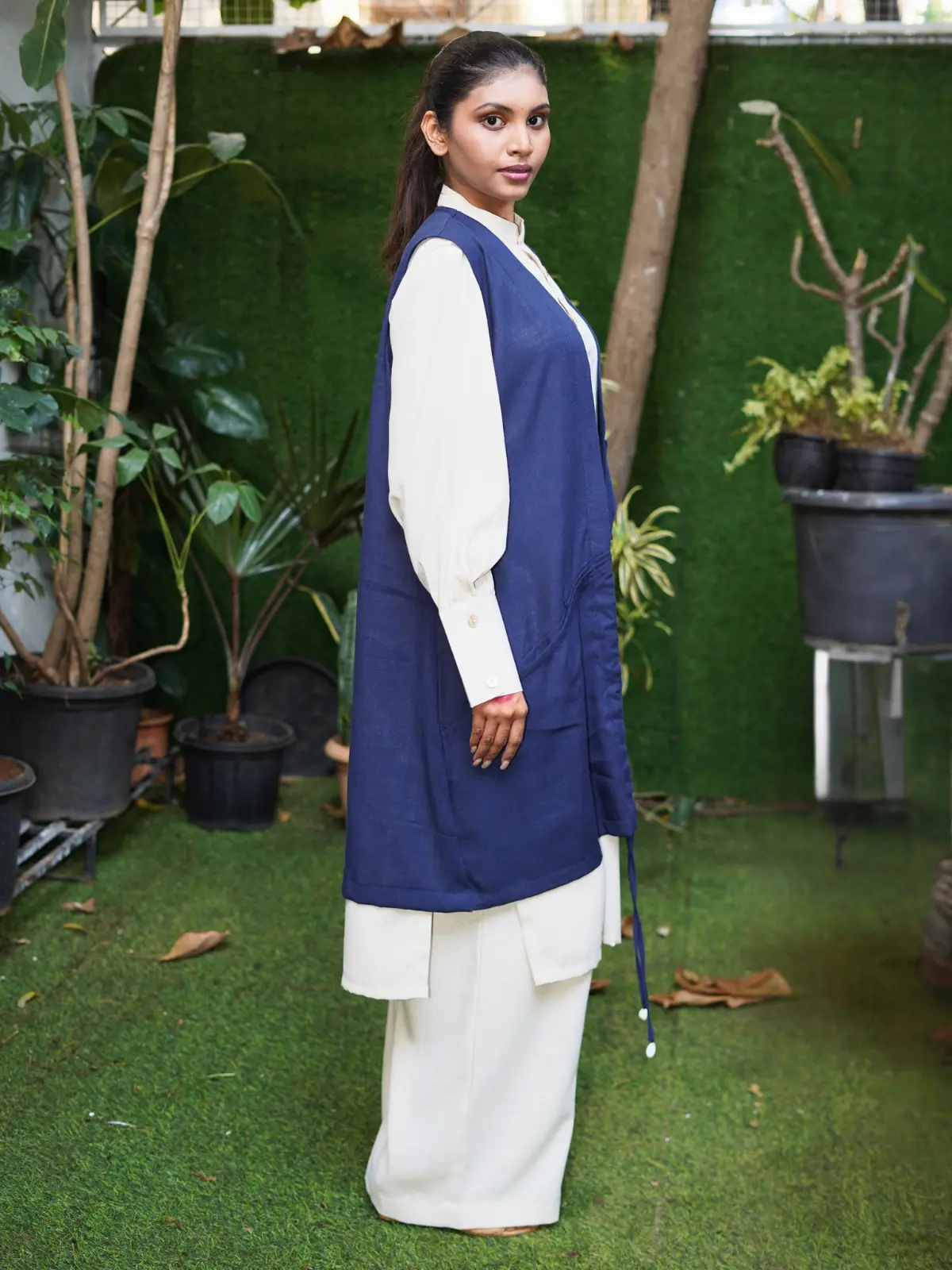 Ivory Indigo Layered Set - Image 2