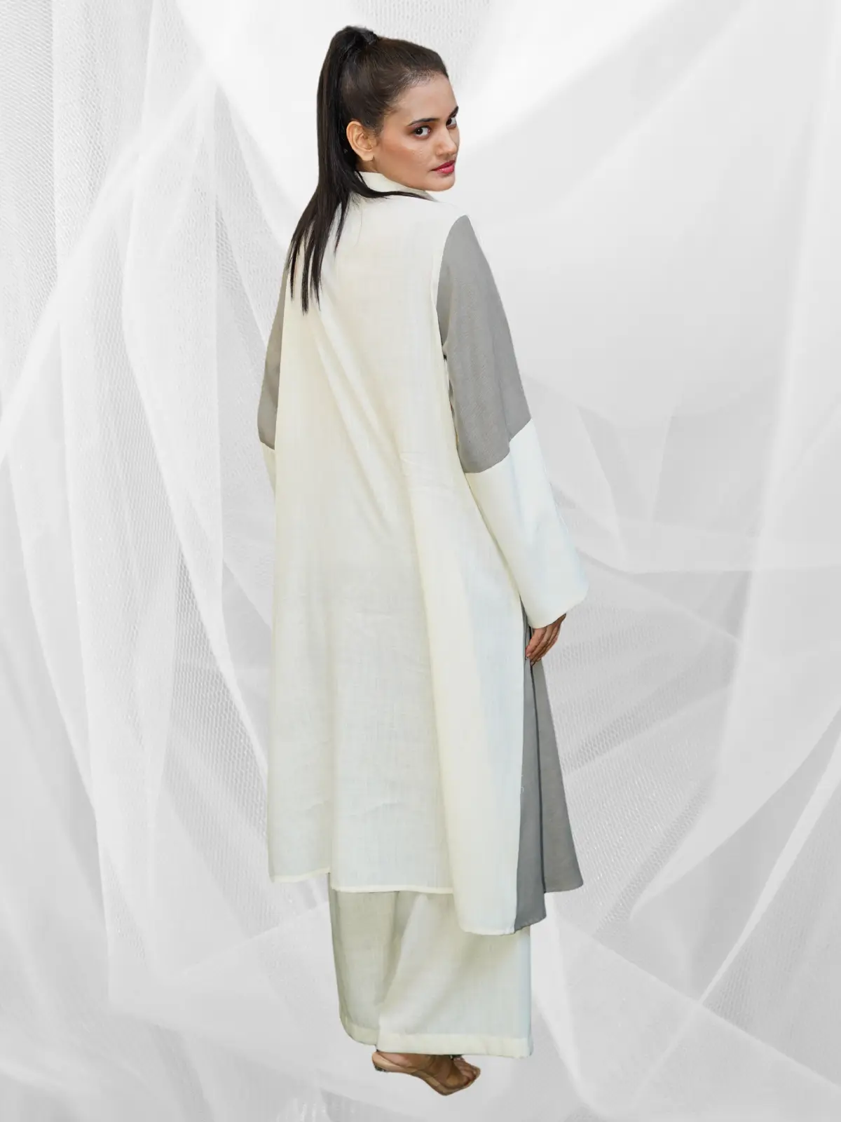 Ivory Dusk Kurta - Image 4