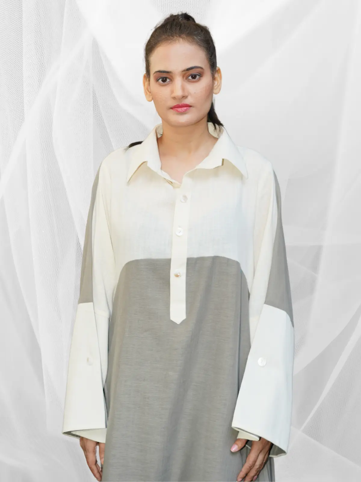 Ivory Dusk Kurta - Image 5