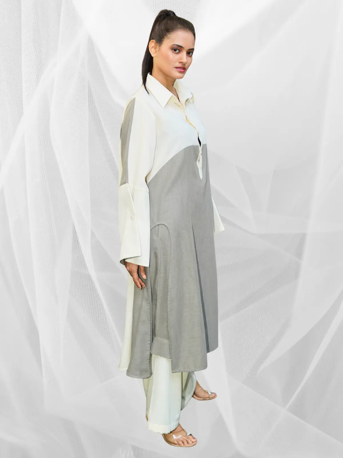 Ivory Dusk Kurta - Image 2
