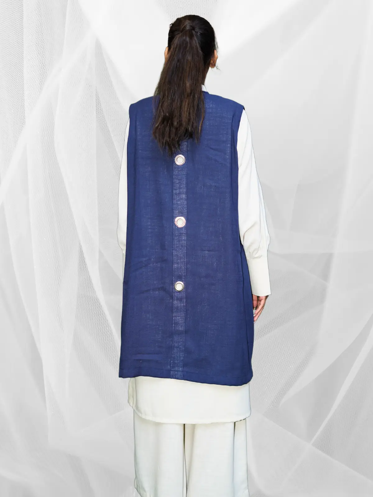 Ivory Indigo Layered Set - Image 4