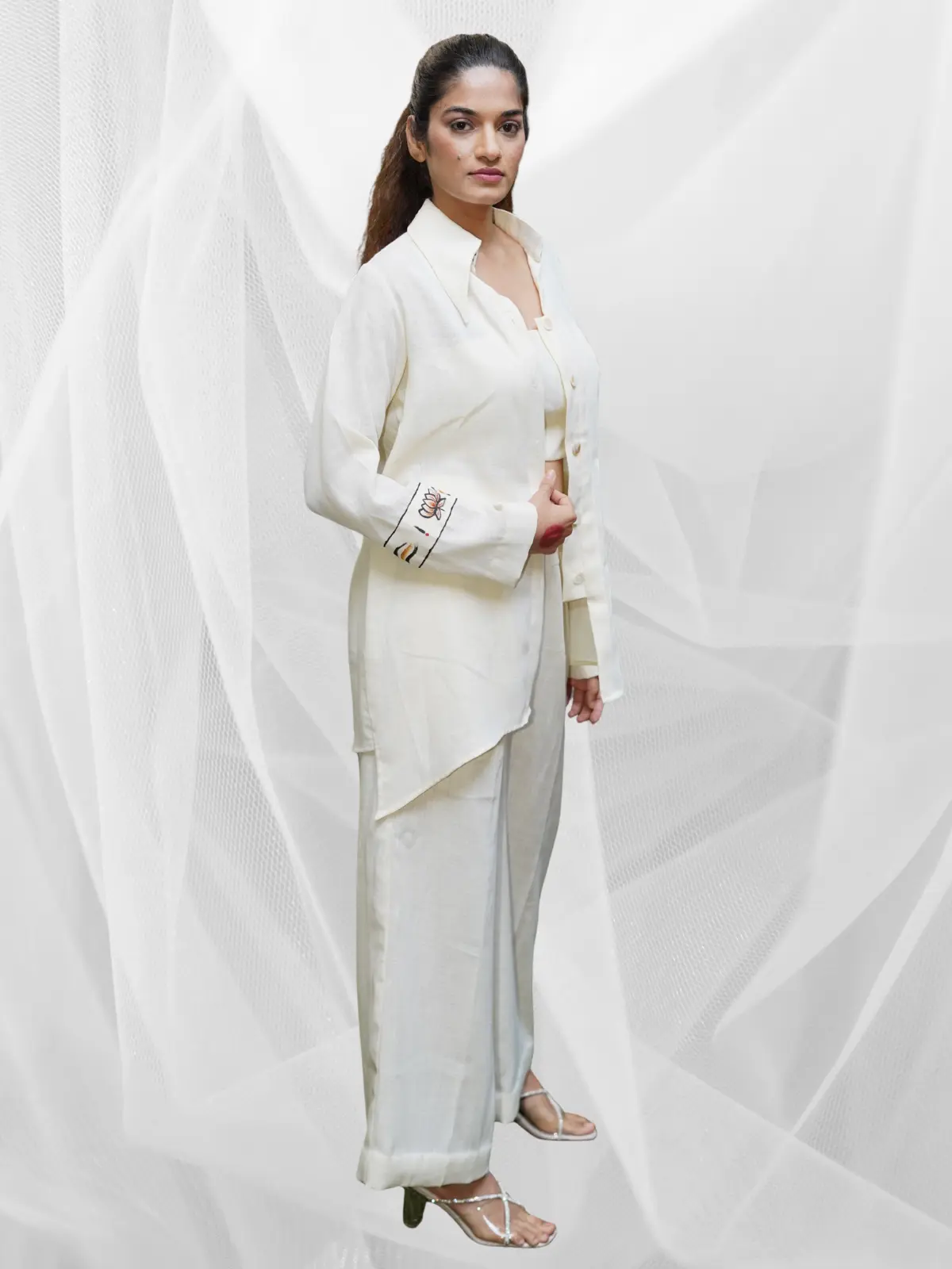 Ivory Lotus Co-ord - Image 2