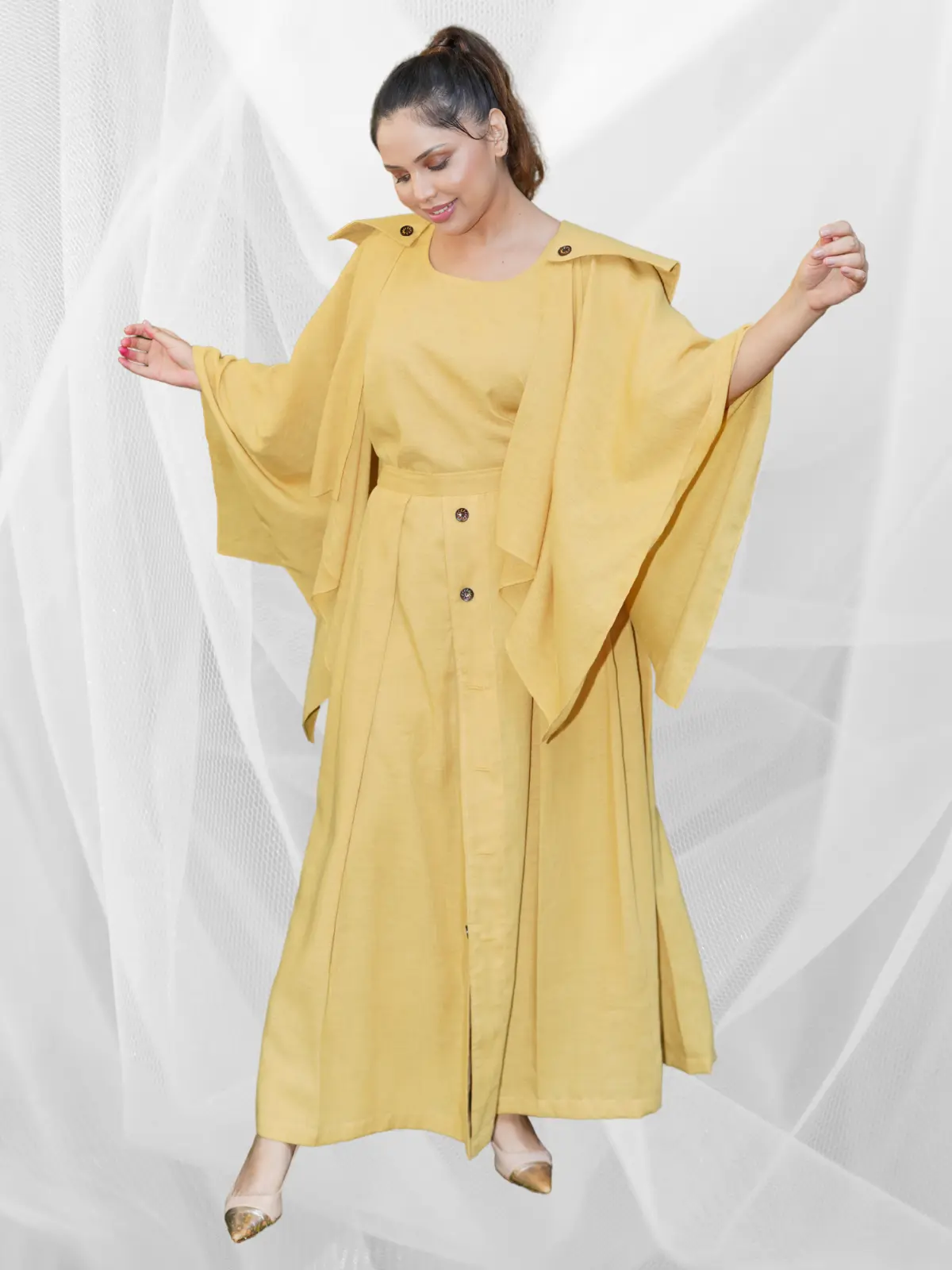 Mustard Dune Dress - Image 3