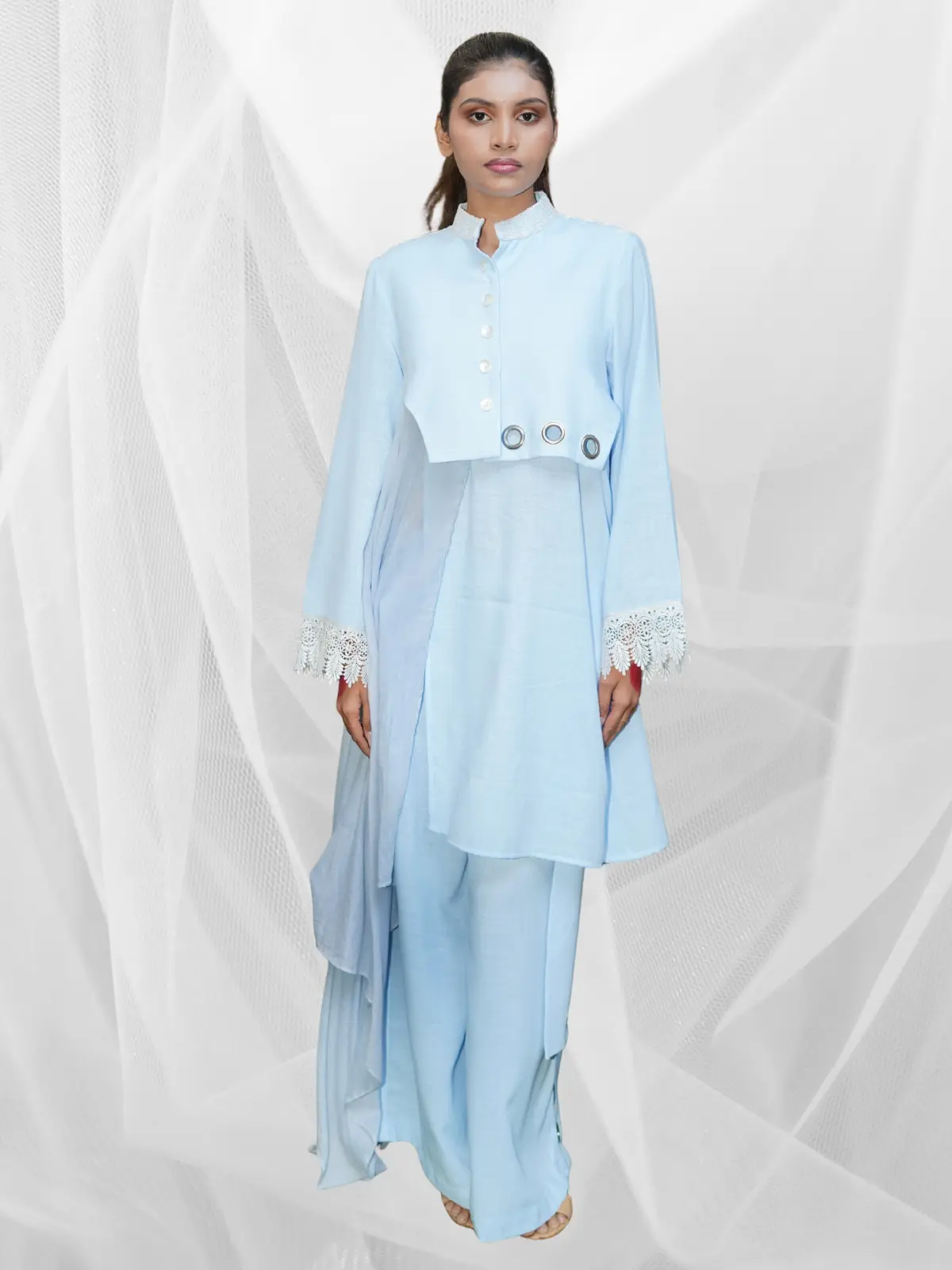 Powder Blue Grace Kurta Set
