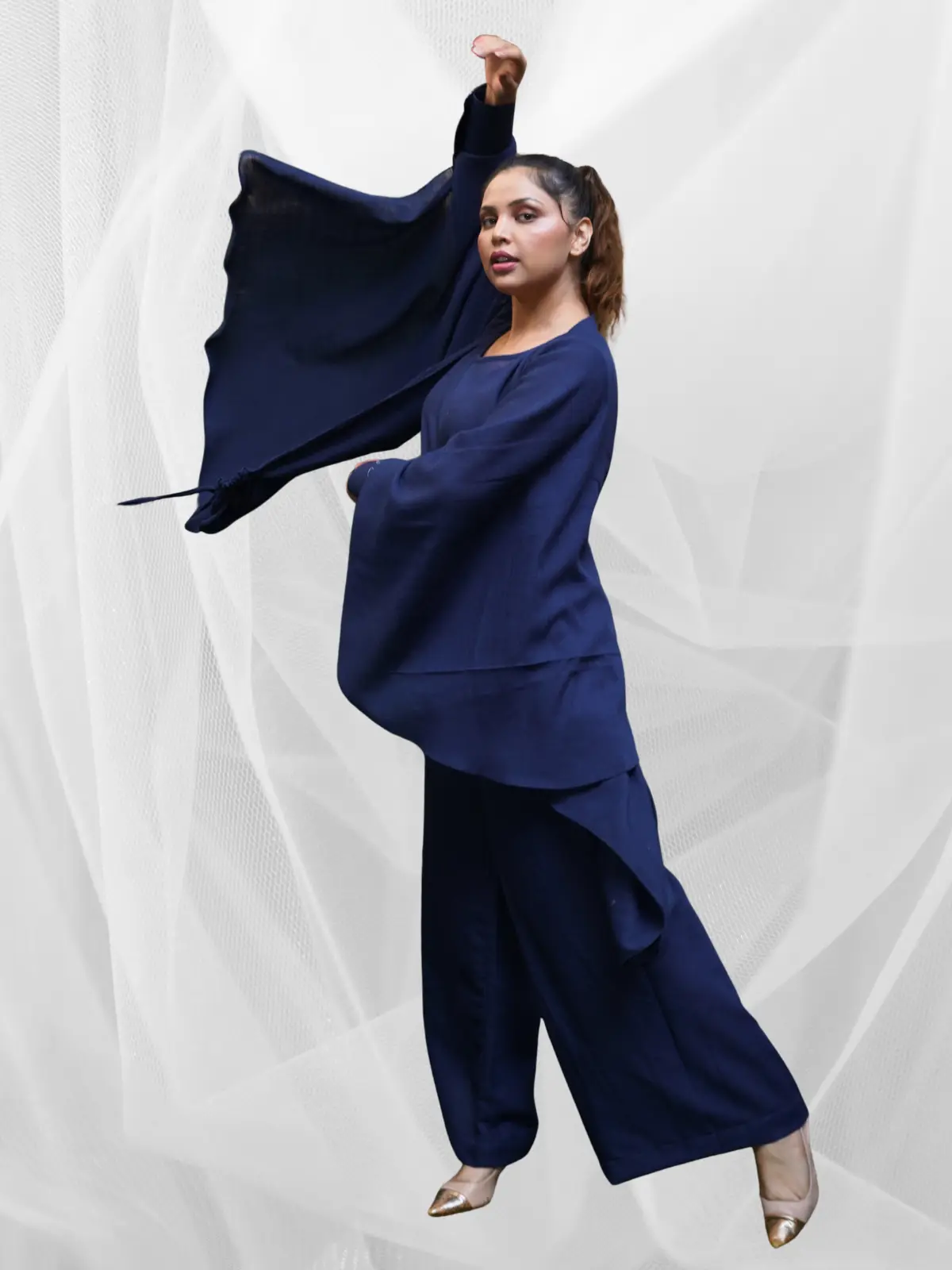 Royal Blue Cape Flow Set - Image 3