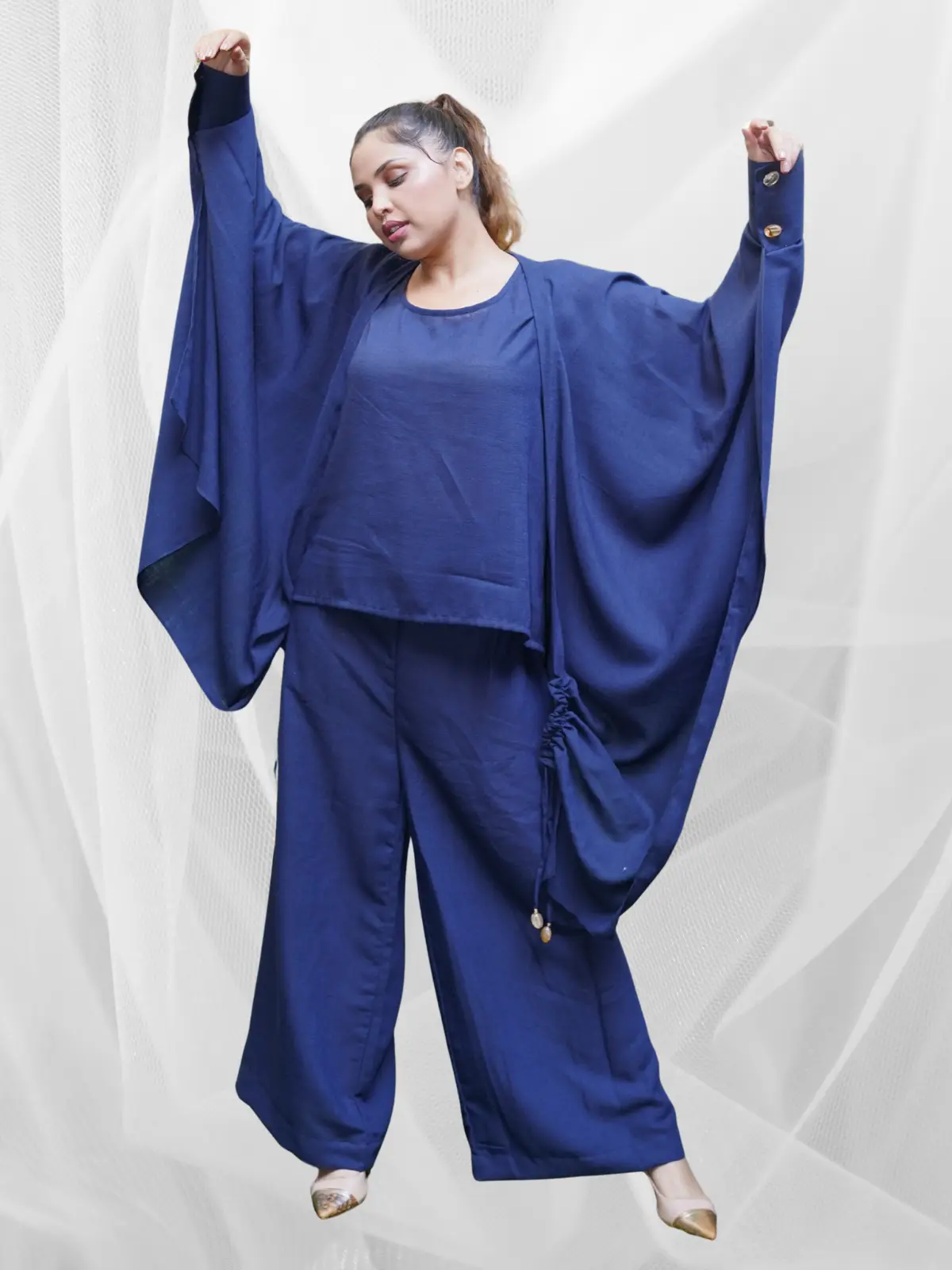 Royal Blue Cape Flow Set - Image 2