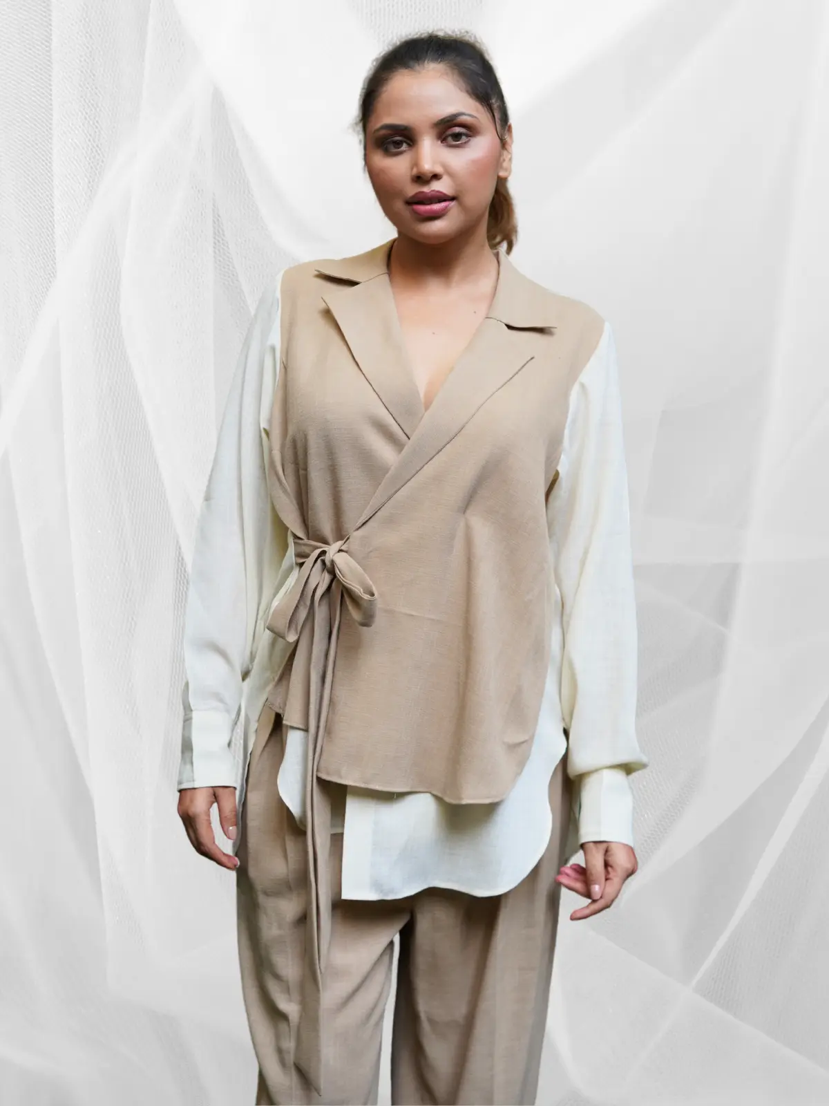 Sand Wrap Ease Co-ord - Image 5