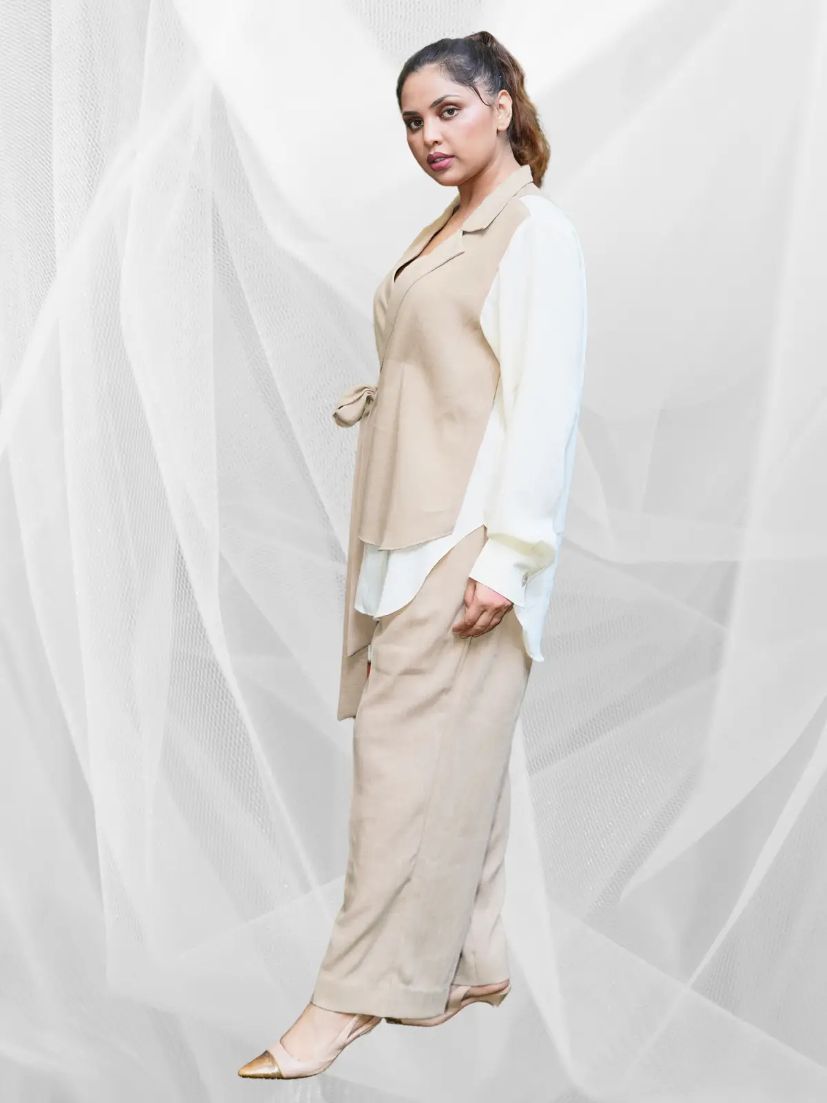 Sand Wrap Ease Co-ord - Image 3