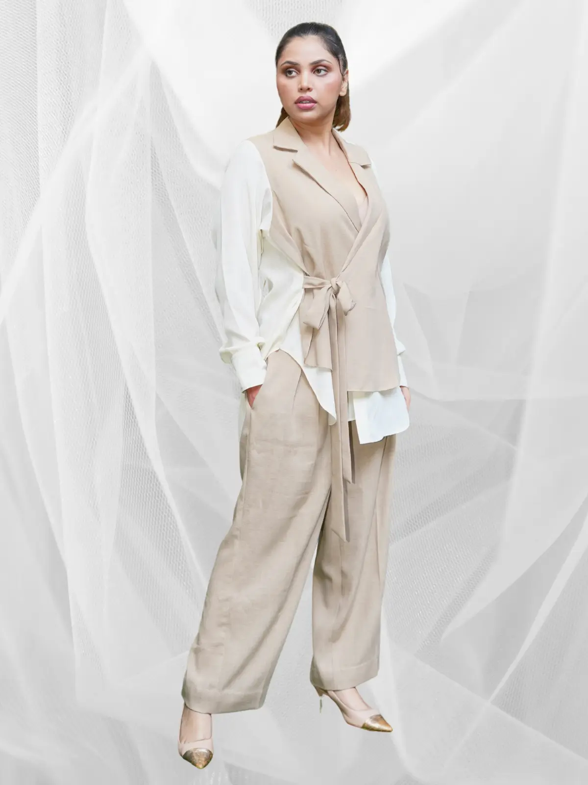 Sand Wrap Ease Co-ord - Image 2