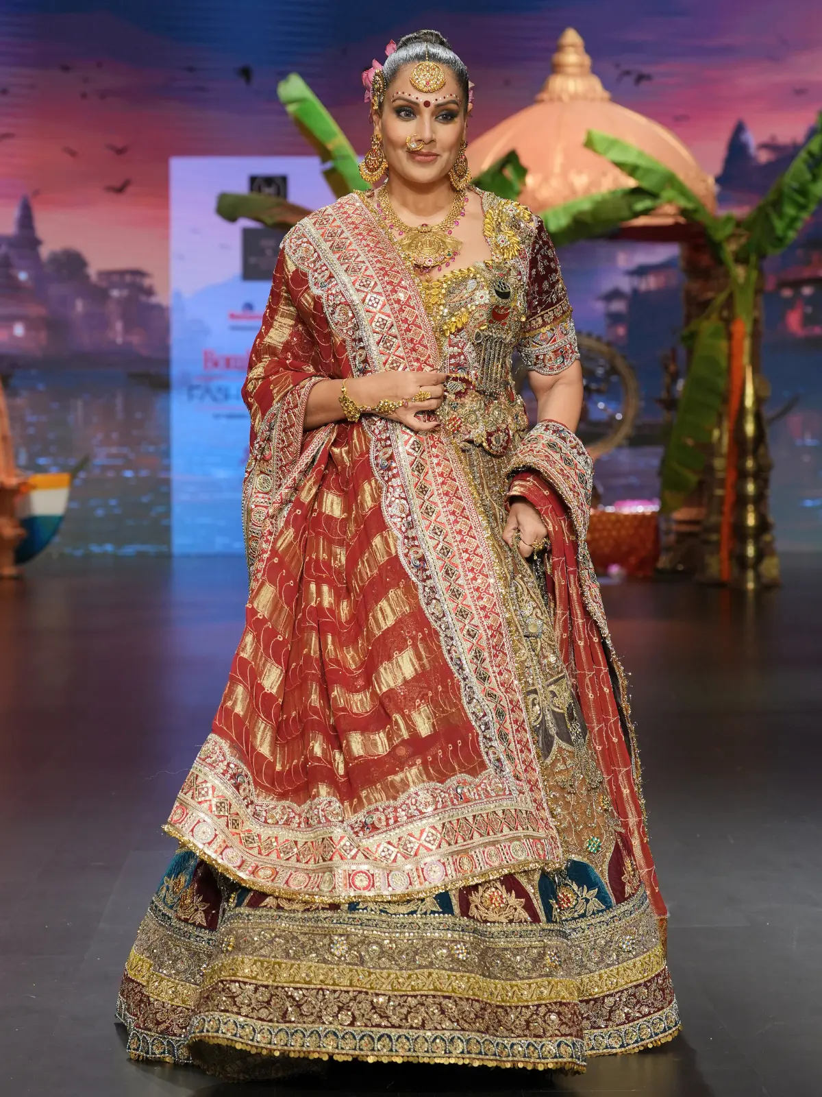 Marsala Monarch Lehenga - Image 4