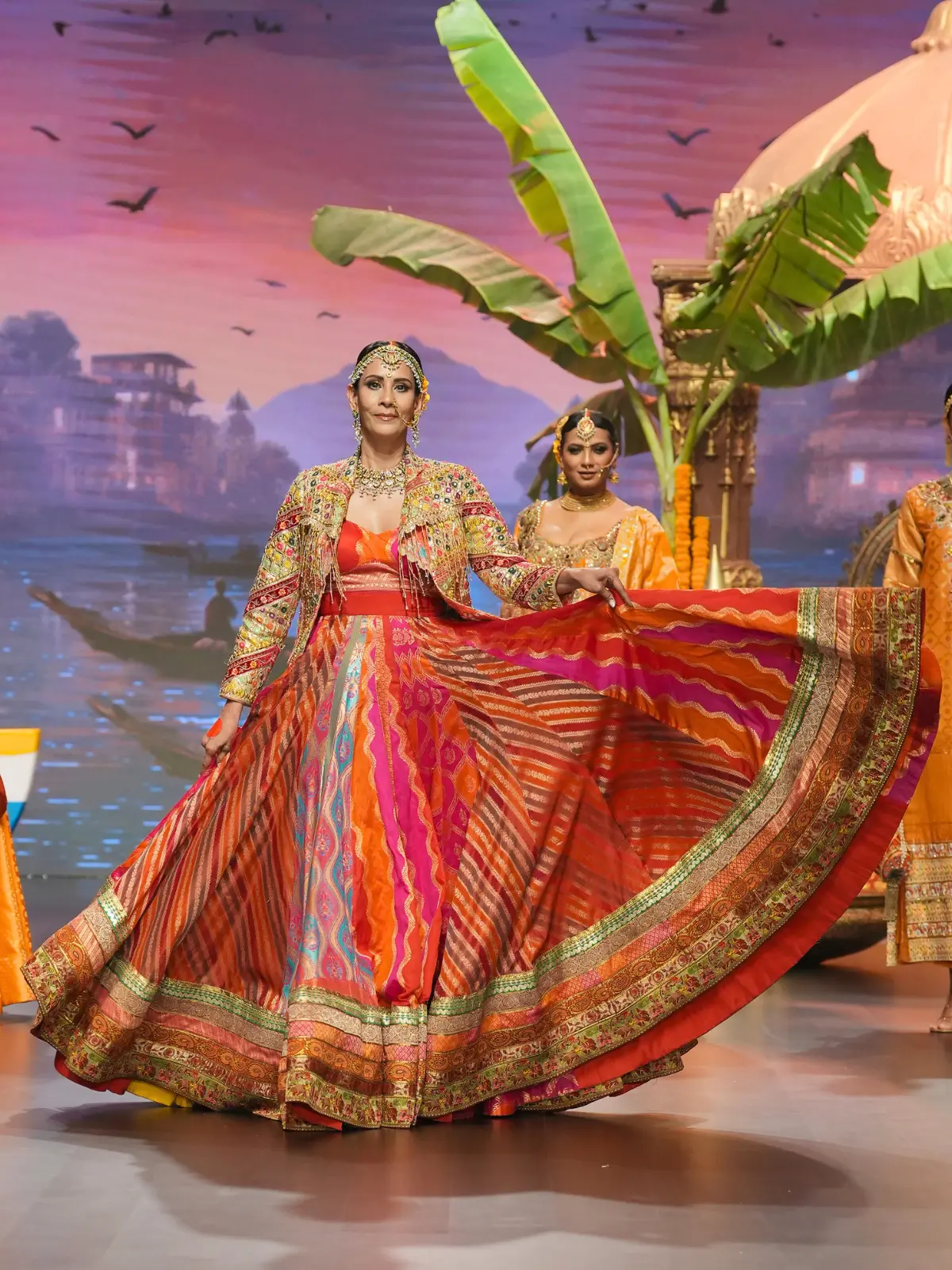 Peach Reverie Lehenga - Image 4