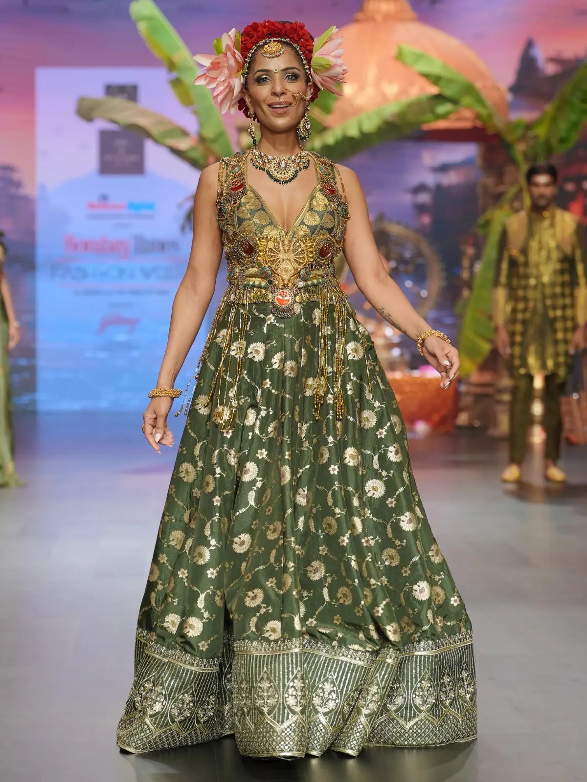 Sage Whisper Lehenga - Image 3
