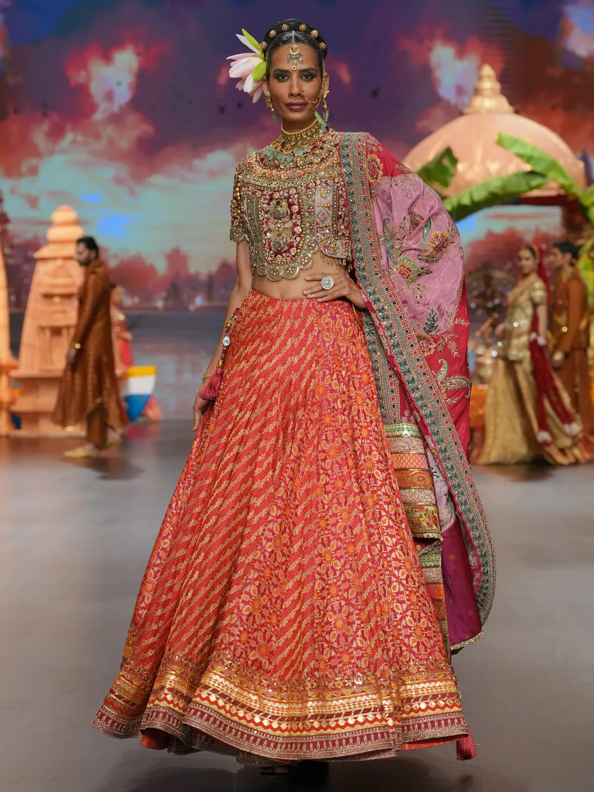Sienna Ember Lehenga - Image 4