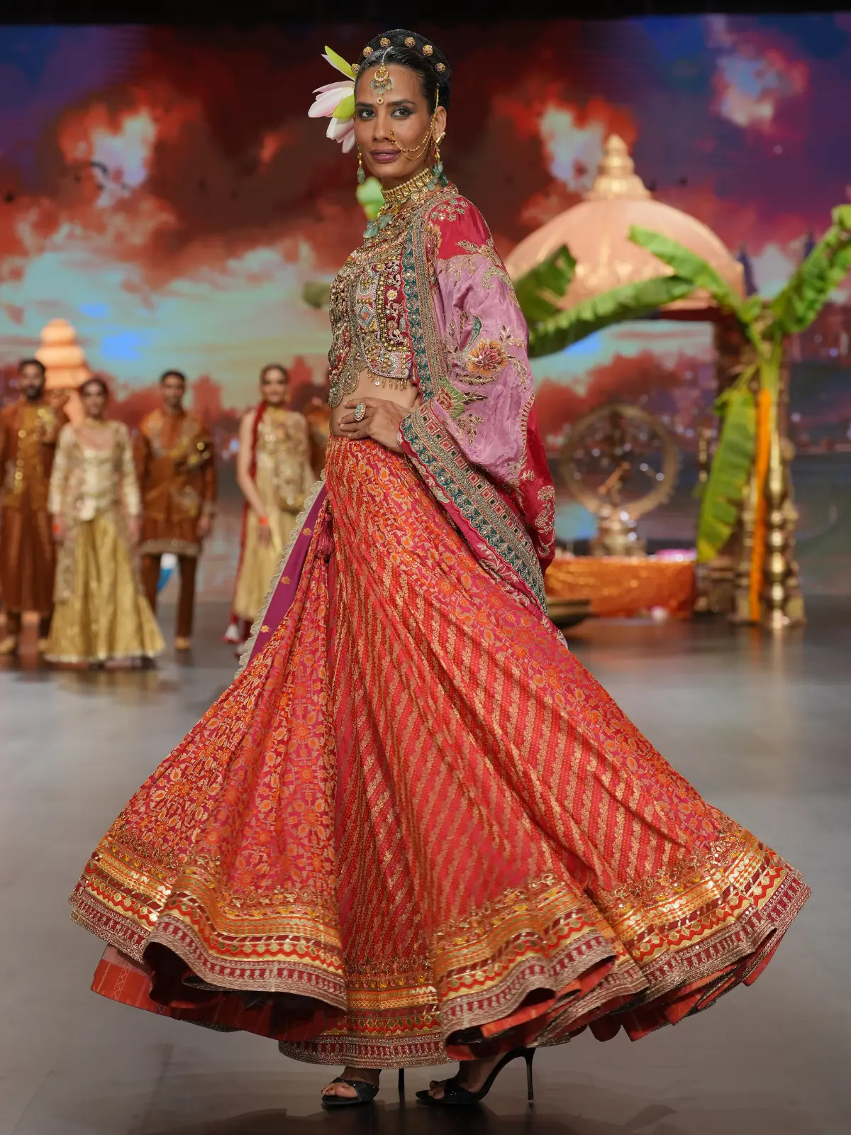 Sienna Ember Lehenga - Image 3
